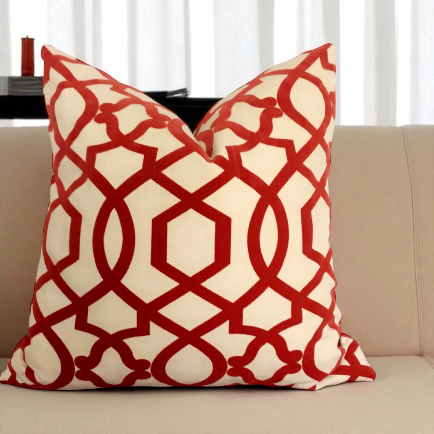 Iman Sultana Flocked Velvet Amaryllis