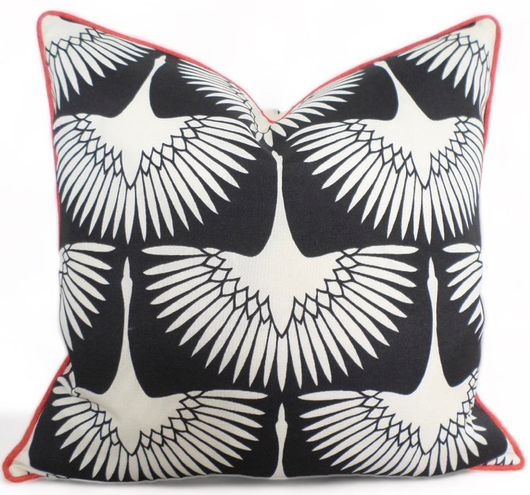 Flock Birds Outdoor Pillow Cover