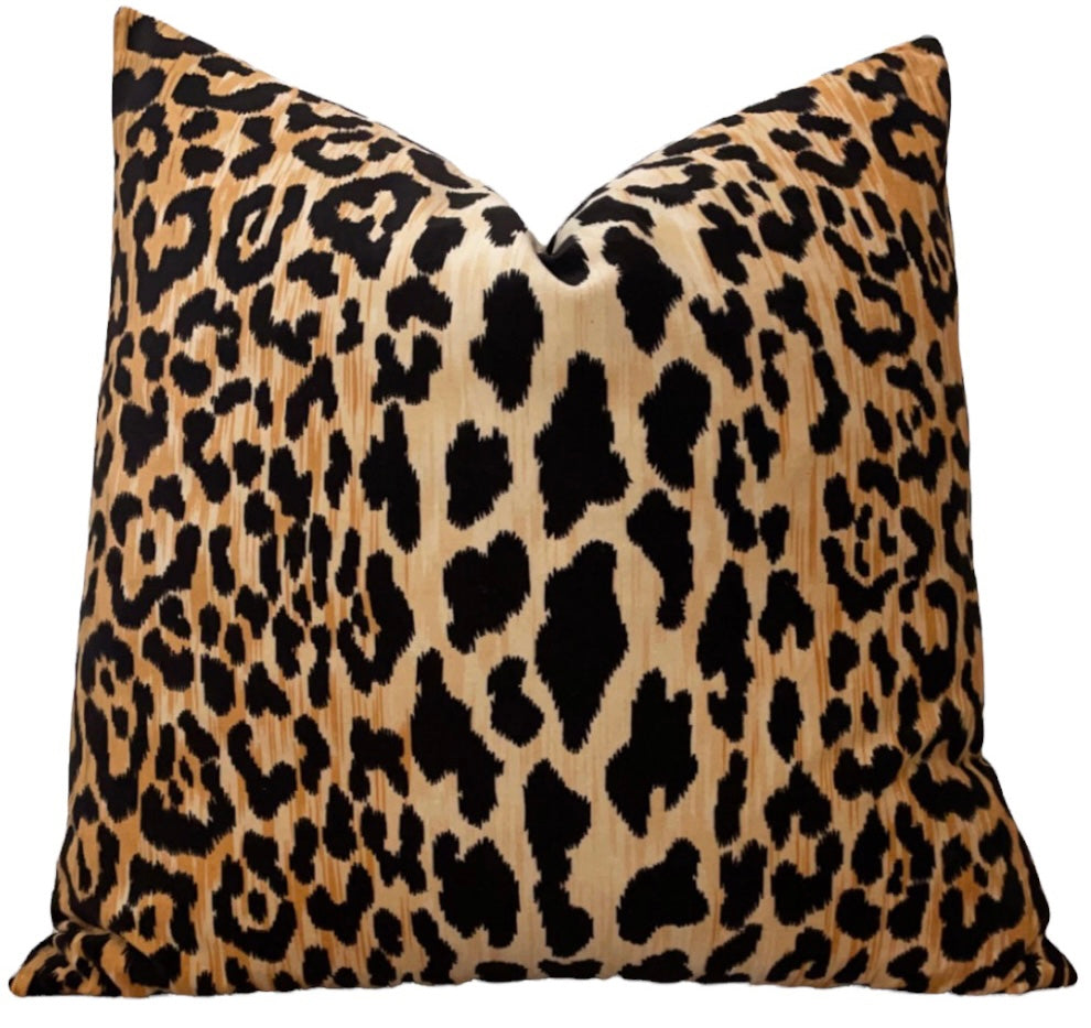 Leopard Velvet Pillow Cover