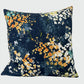 Navy Poppies Outdoor Pillow Cover
