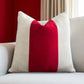 Linen Velvet Panel Pillow Cover