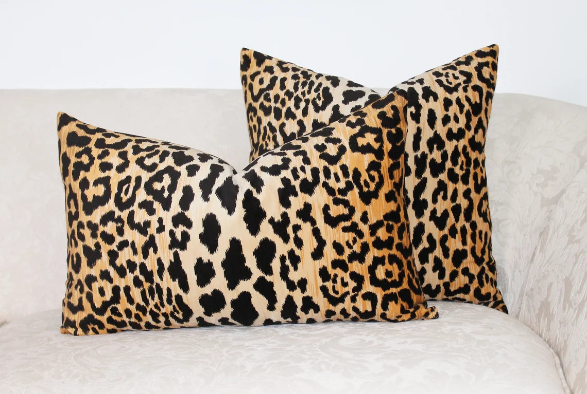 Leopard Velvet Pillow Cover
